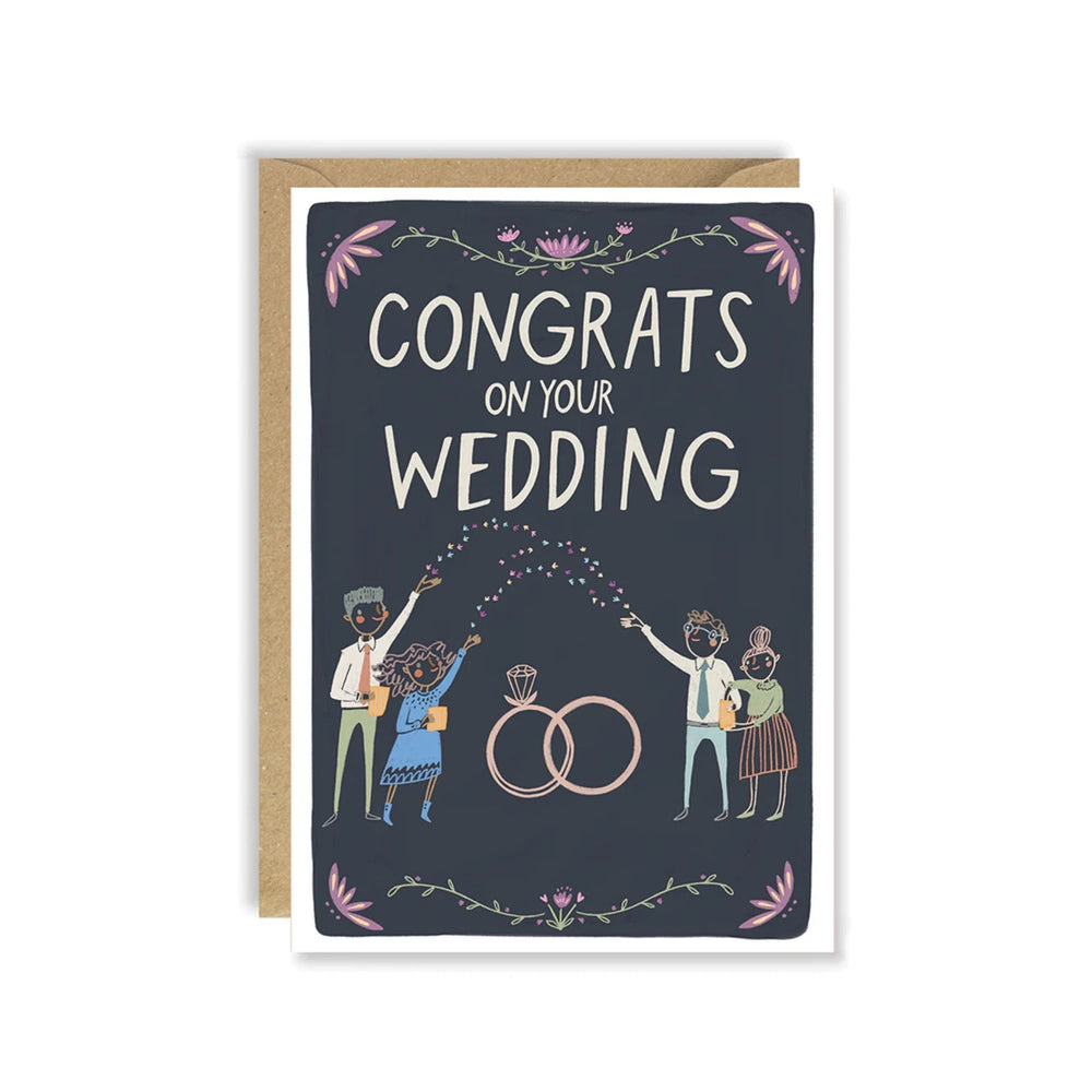 Chalkboard Wedding Card