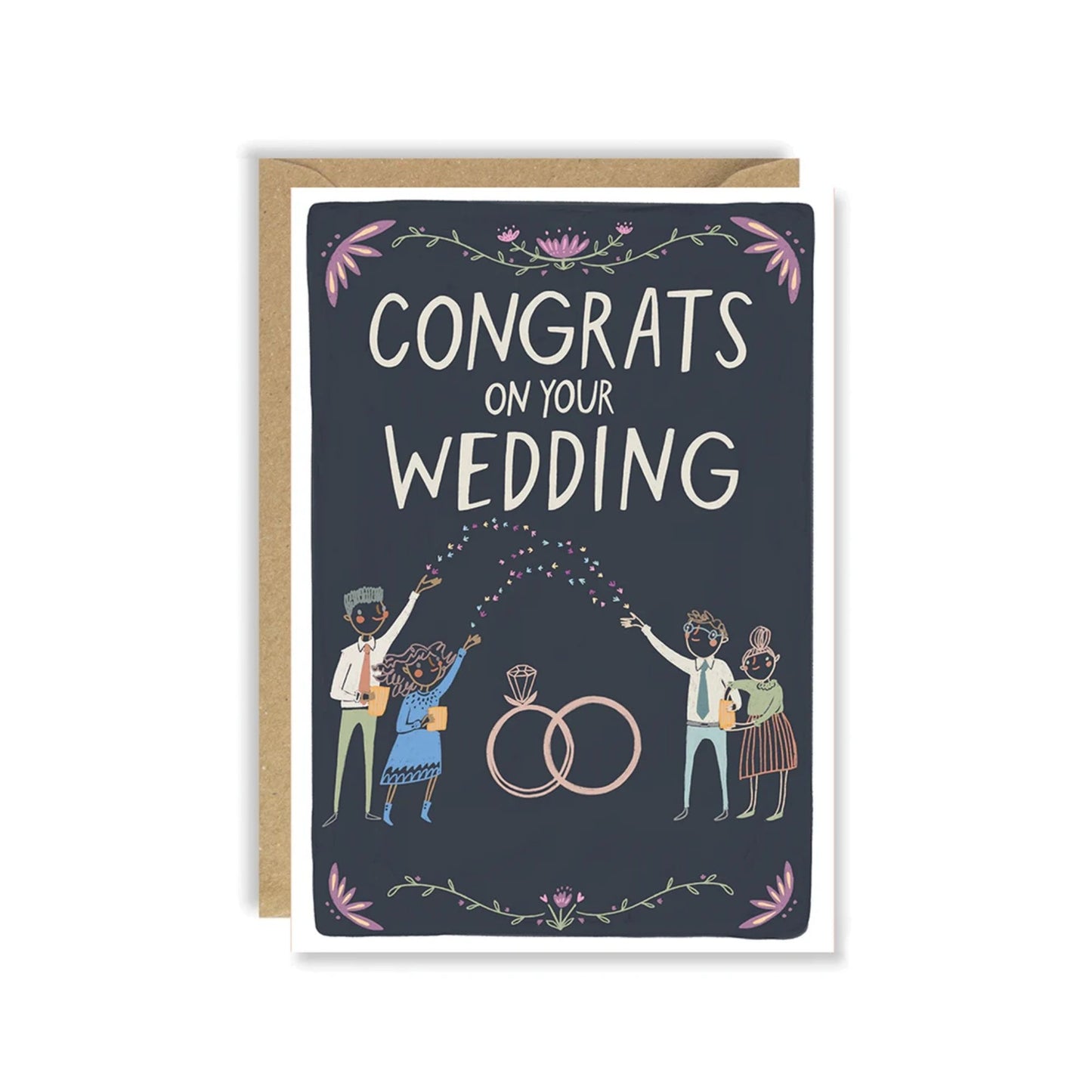Chalkboard Wedding Card
