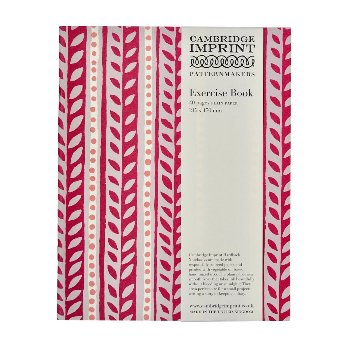 Charleston Border Slim Exercise Book