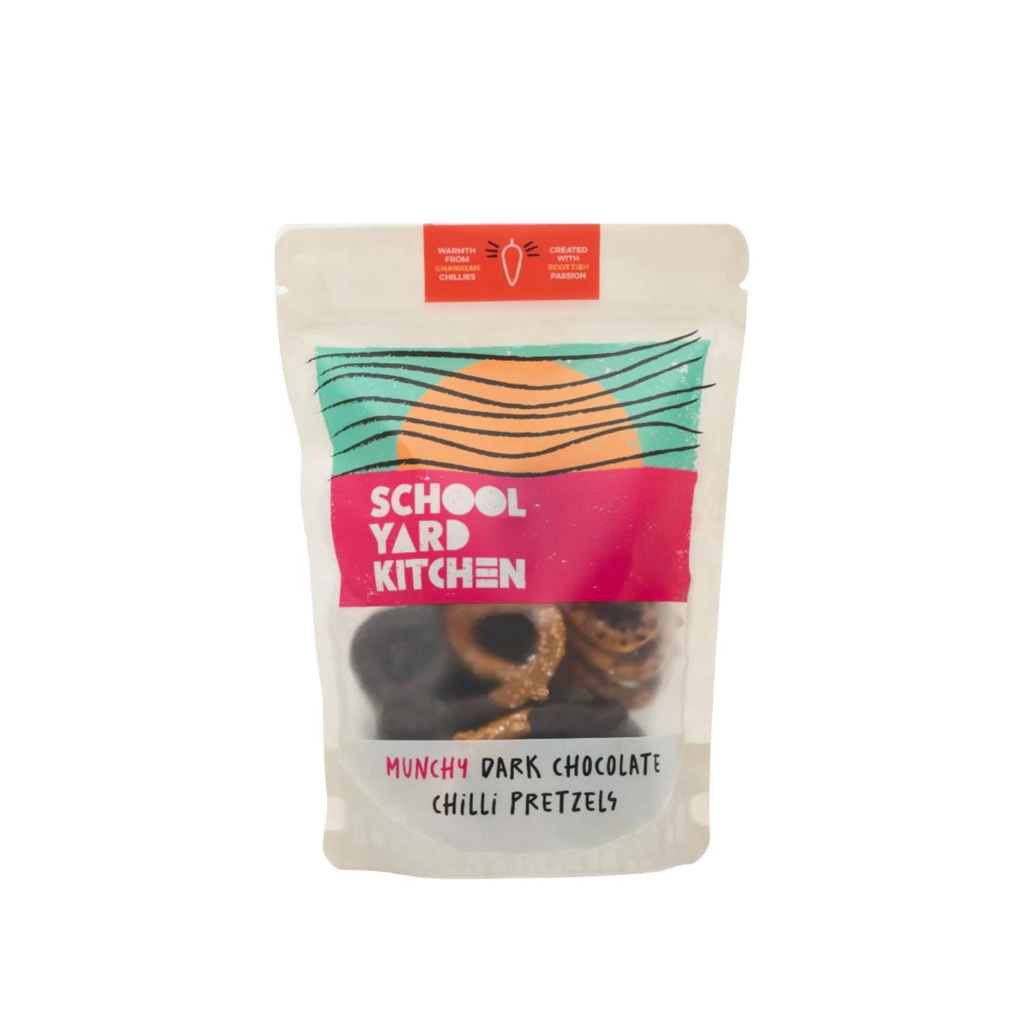 Dark Chocolate Chilli Pretzels