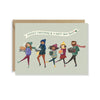Christmas Dinner Walk Card
