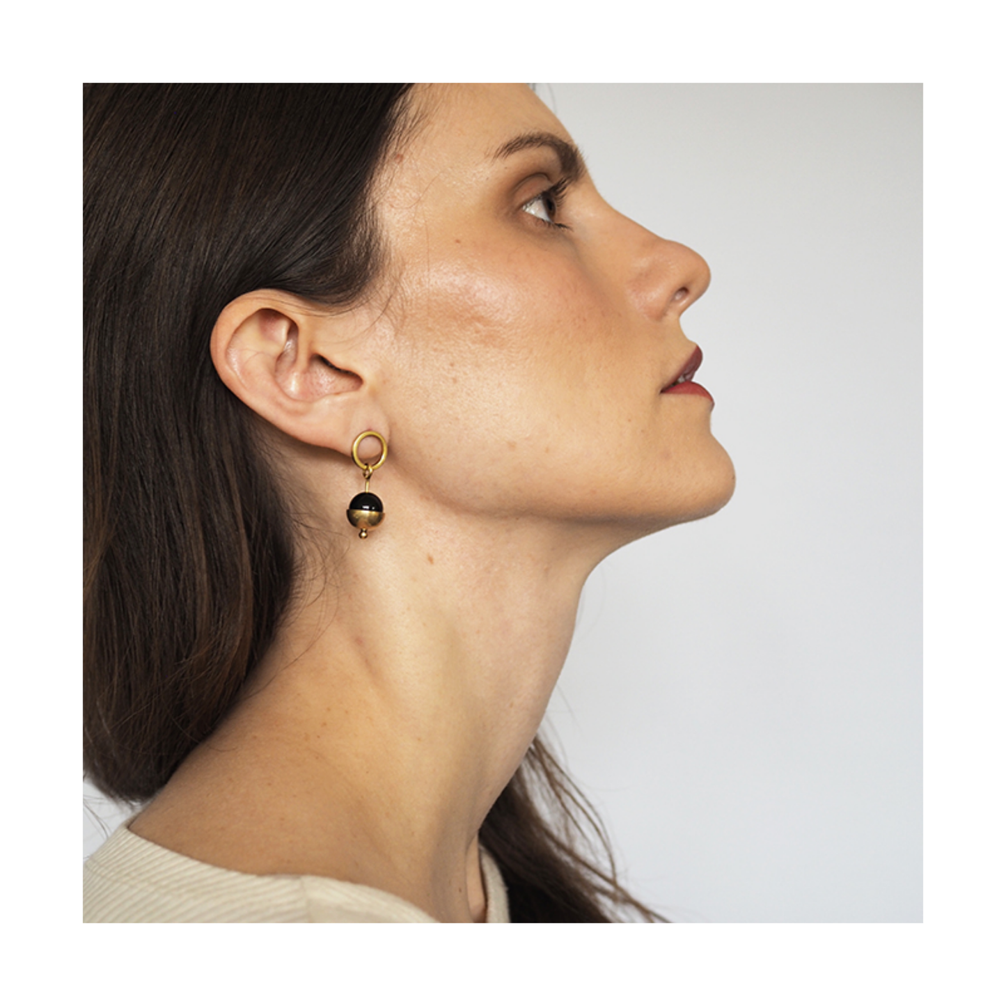 Circle & Cup Earrings