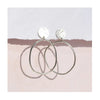 Clara Drop earrings from MUKA Jewellery. Made from recycled sterling silver.