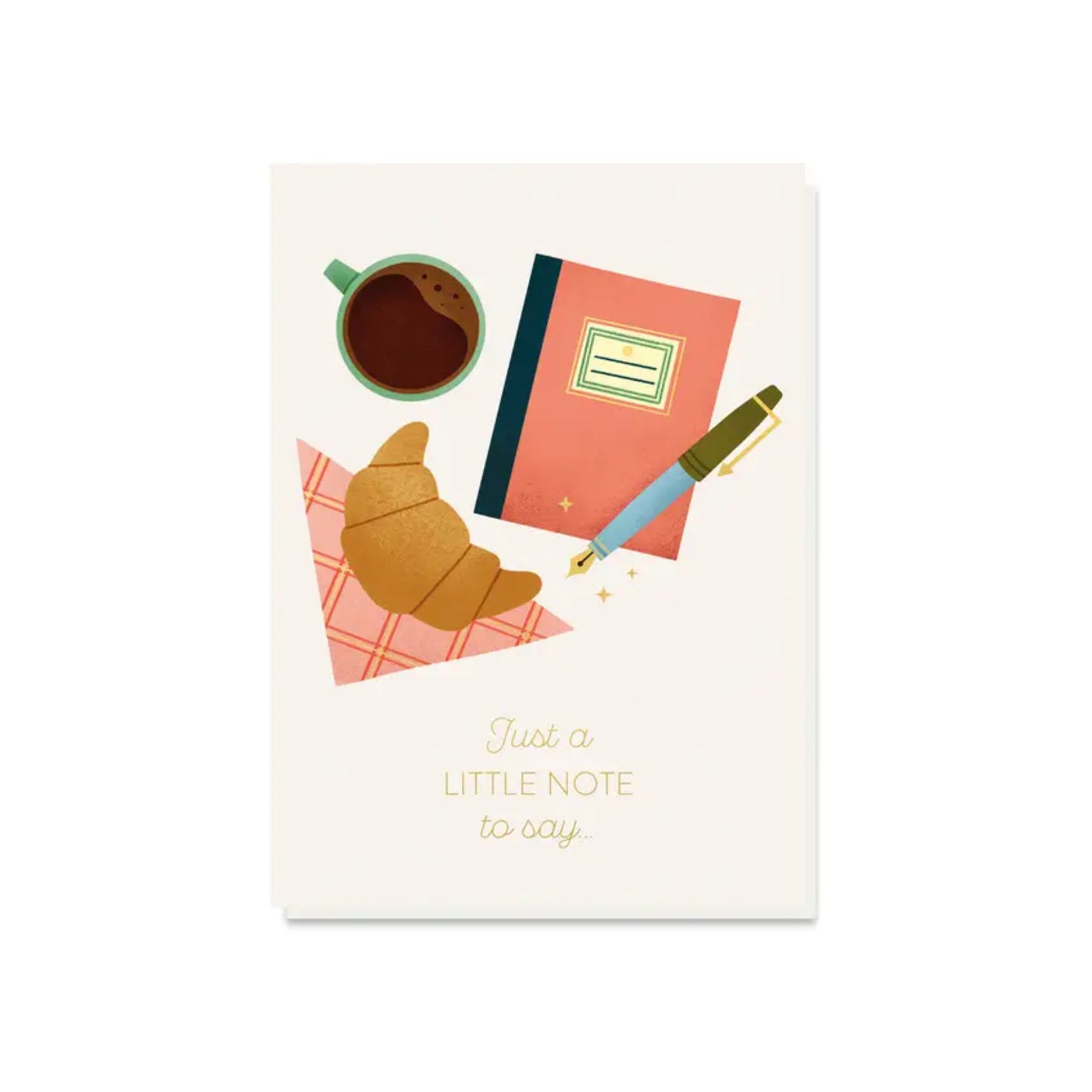 Coffee and Croissant Card