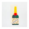 Champagne Congratulations Bottle-Shaped Card
