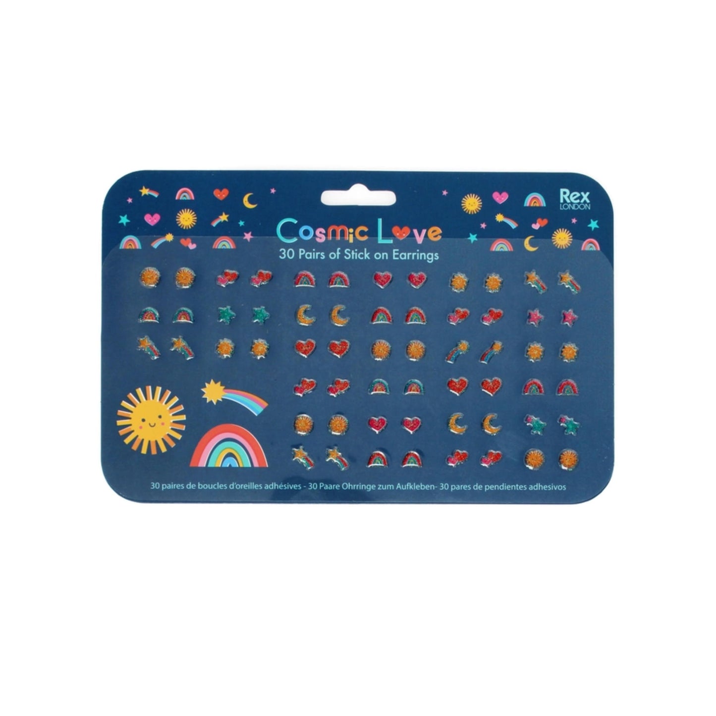 Cosmic Love Stick On Earrings