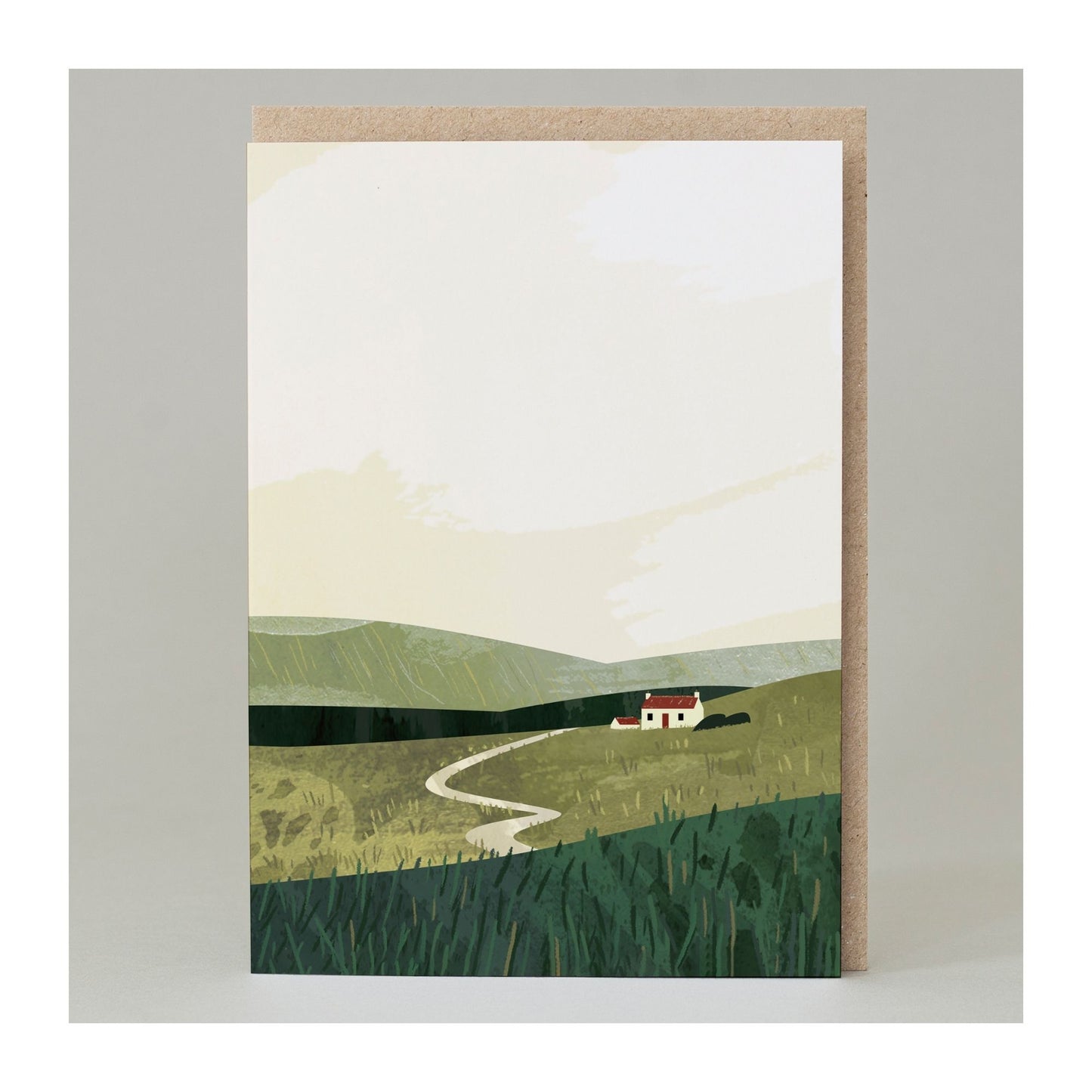 Cottage Green Fields Card