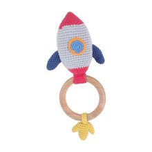  Crochet Rocket Ring Rattle Toy