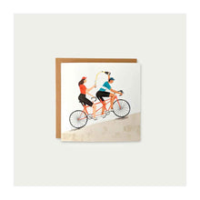  Cycle and Champagne Square Card