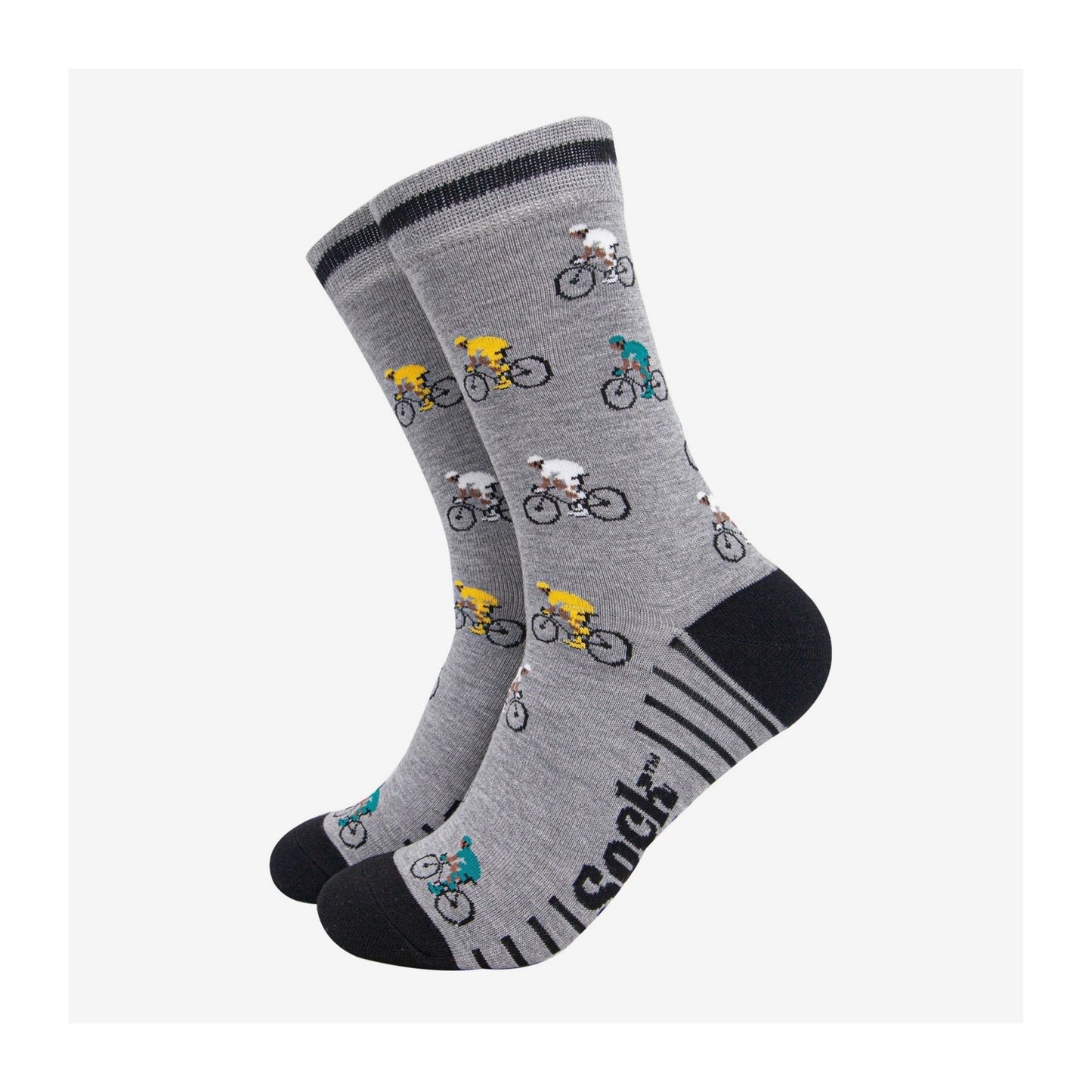 Grey Cycling Socks