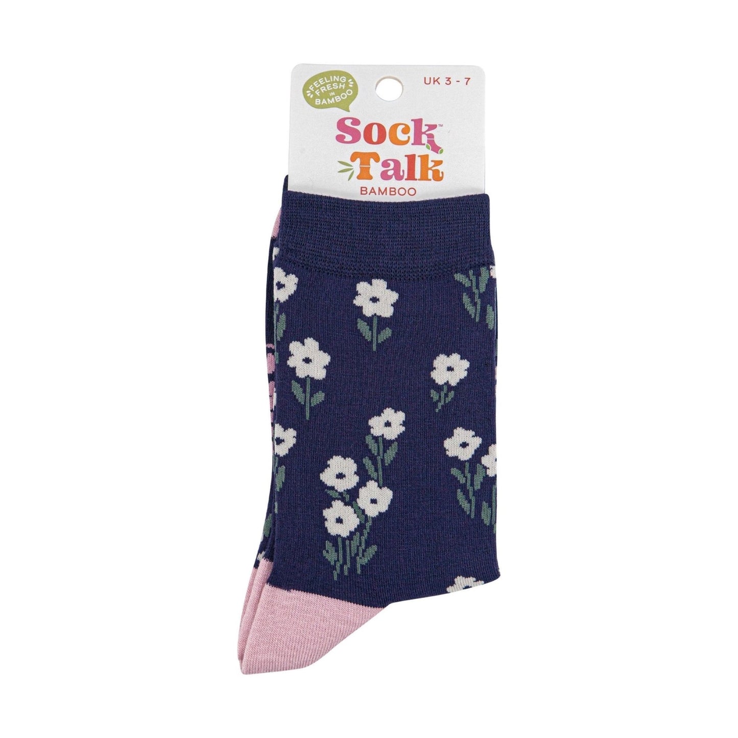 Dark Ditsy Floral Socks