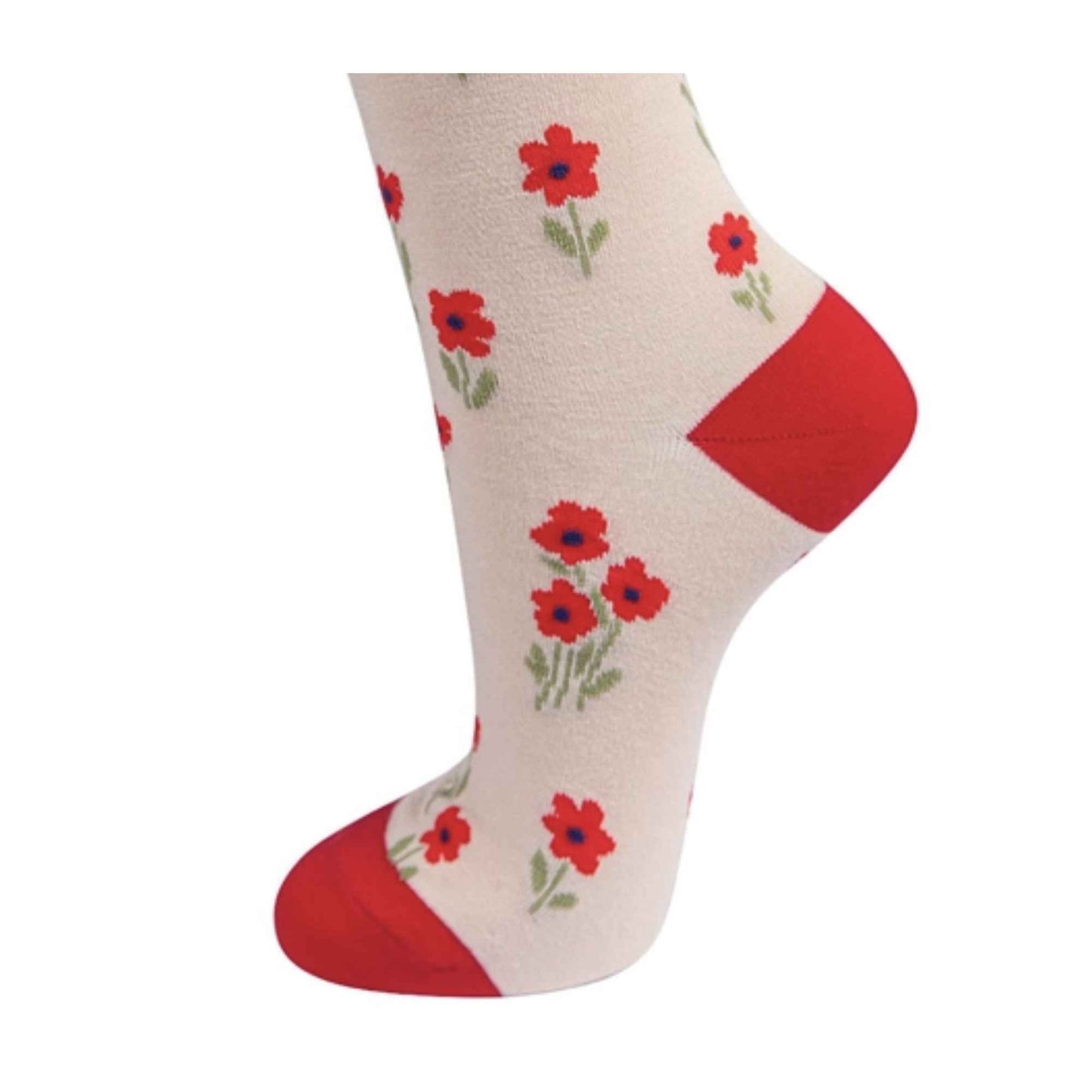 Ditsy Floral Womens Bamboo Socks