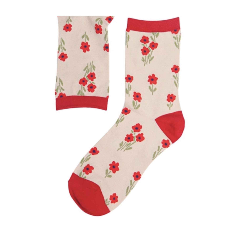 Ditsy Floral Womens Bamboo Socks