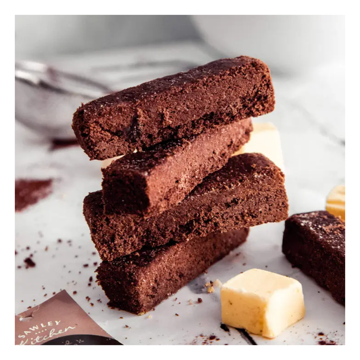 Double Chocolate Shortbread Biscuits