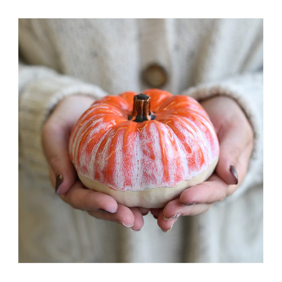 Ceramic Autumn Pumpkin