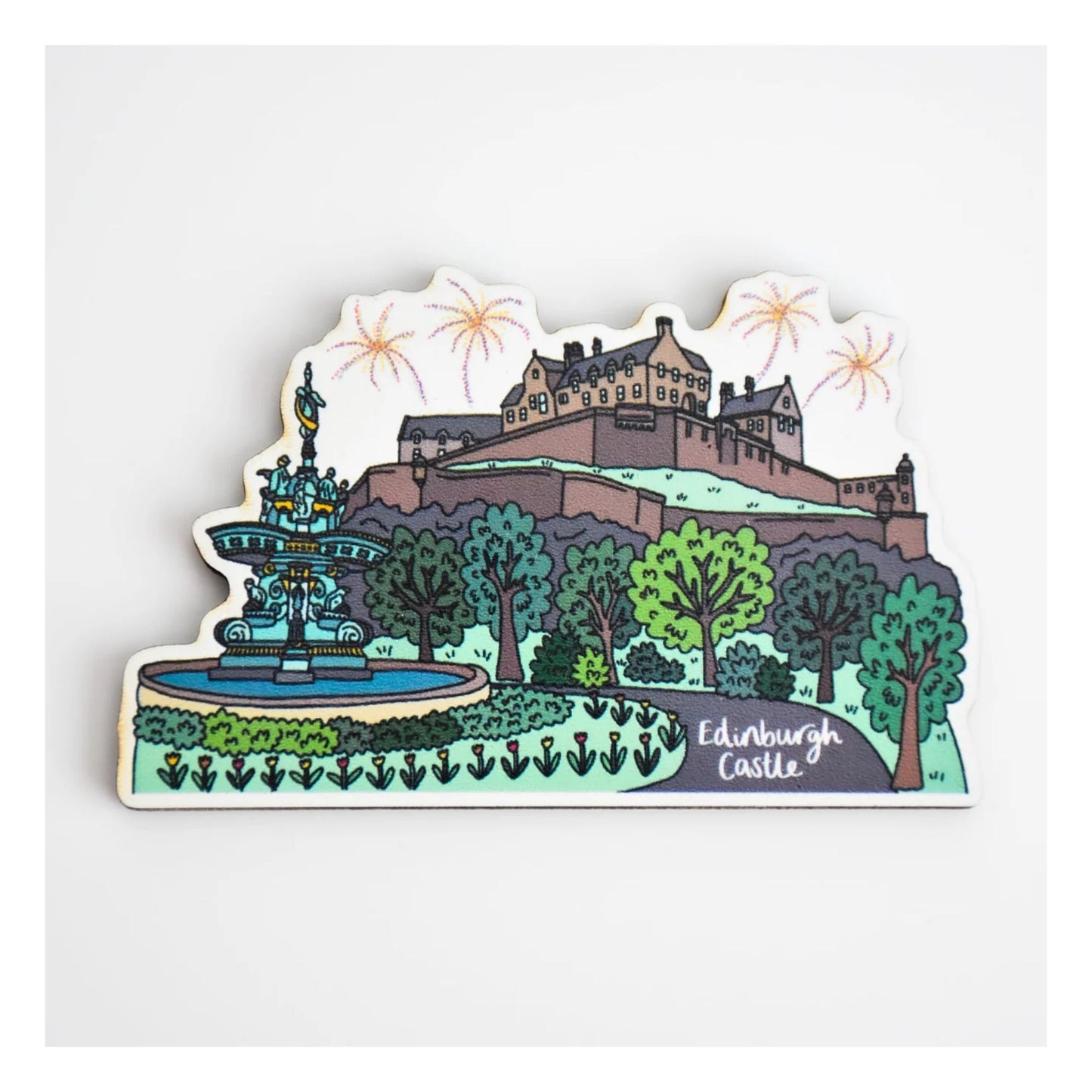 Edinburgh Castle Fridge Magnet