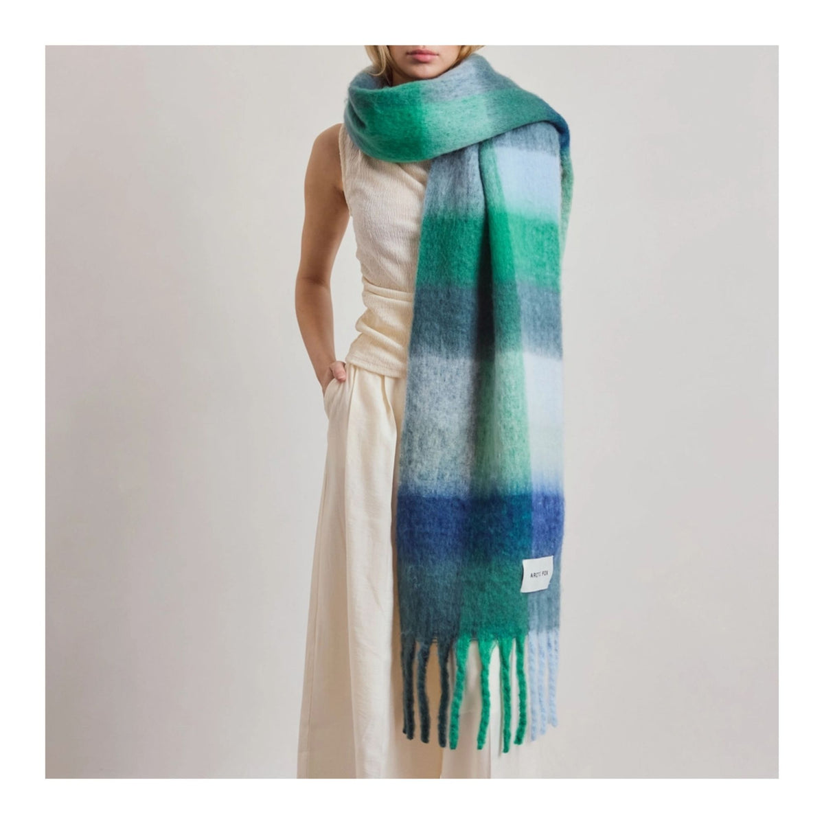 Emerald Check Reykjavik Scarf
