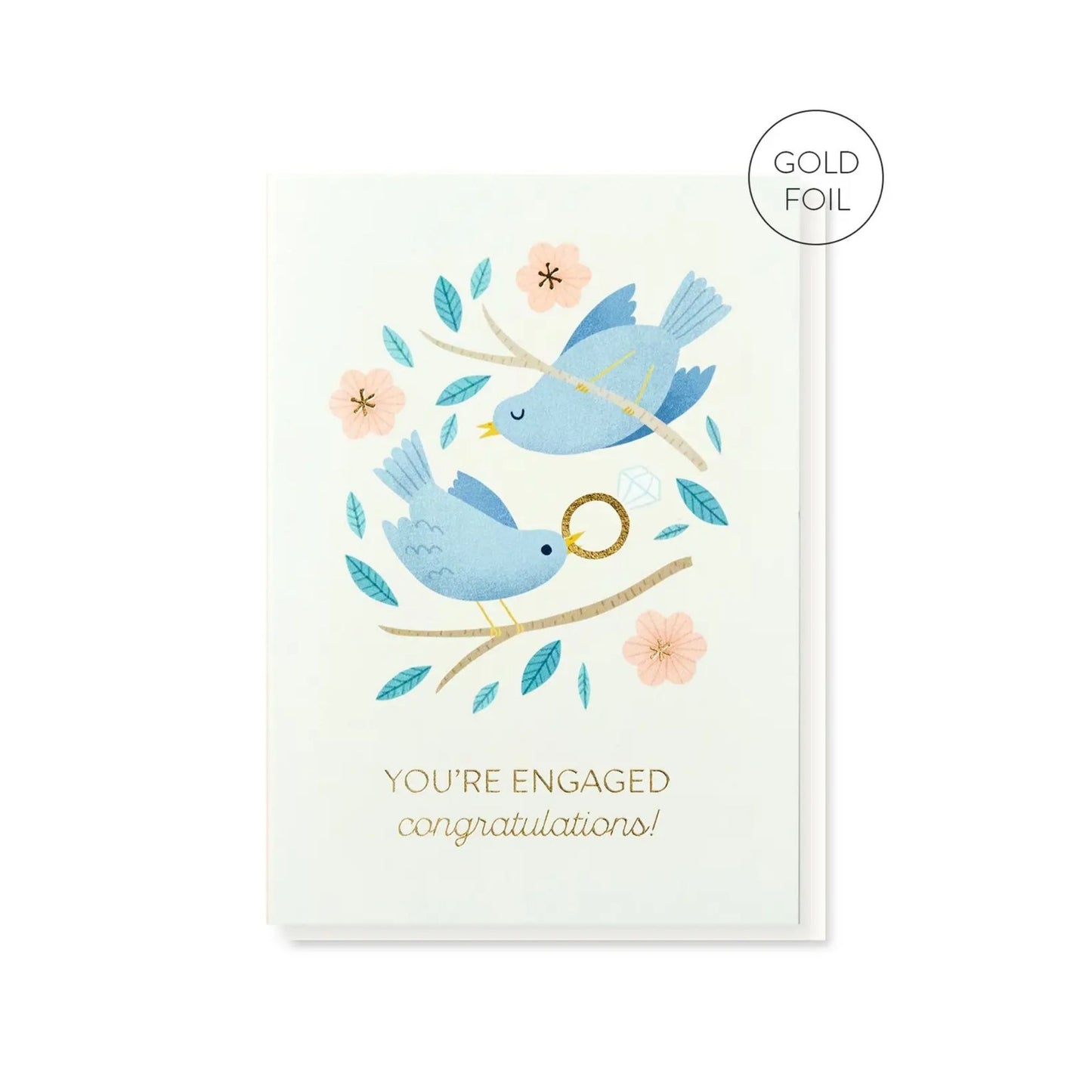 Love Birds Engagement Card