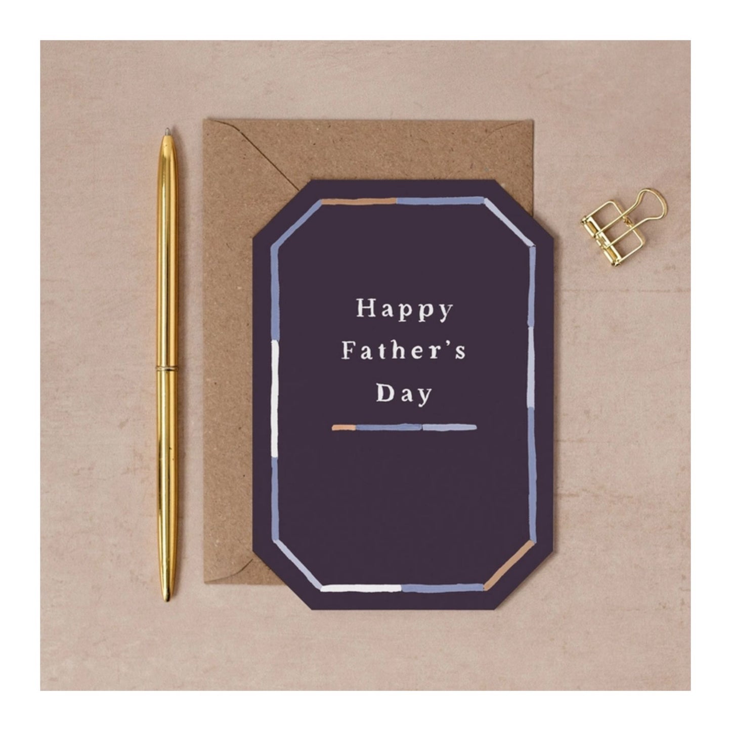 Geometric Fathers Day Card