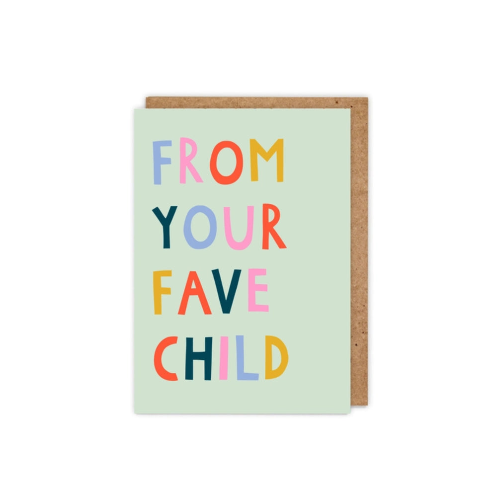 Fave Child Card