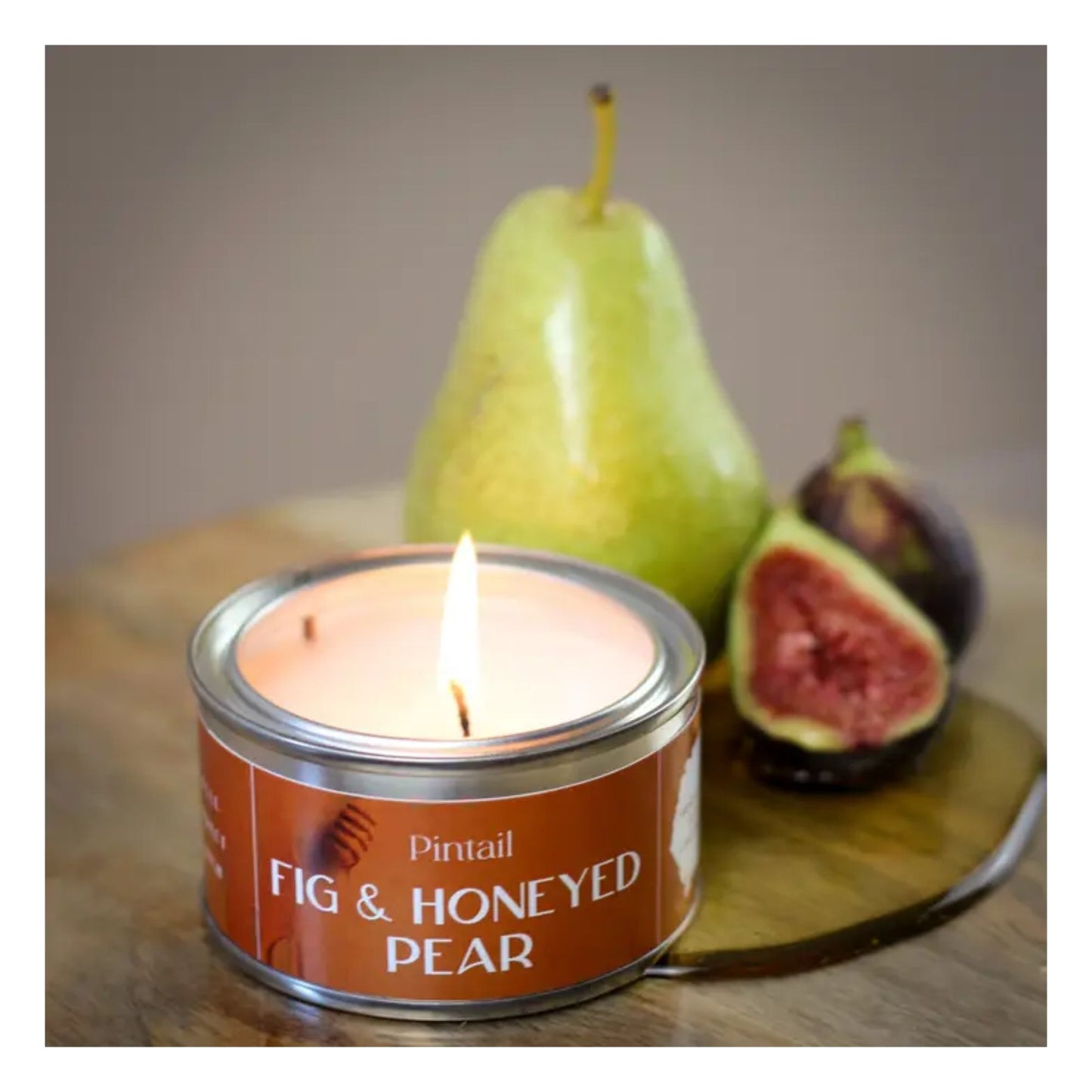 Fig & Honeyed Pear Paint Pot Candle