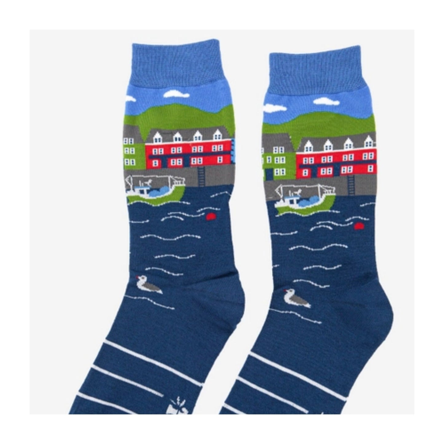 Fishing Village Bamboo Socks
