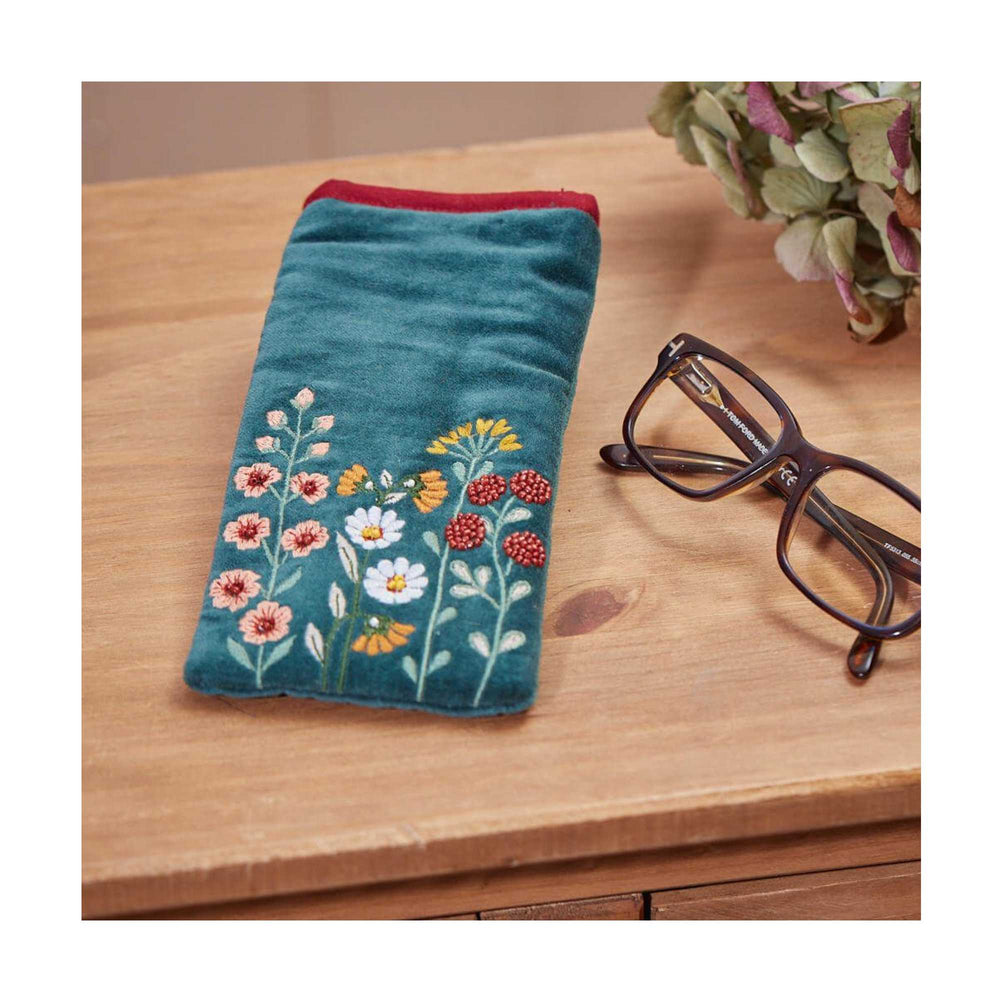 
                  
                    Floral Velvet Glasses Case
                  
                