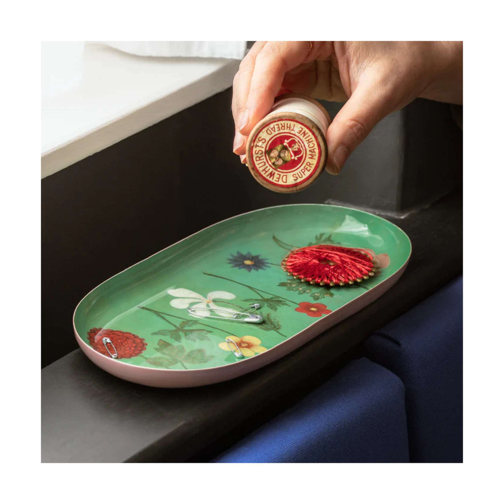 
                  
                    Vintage Flowers Oval Enamel Tray
                  
                