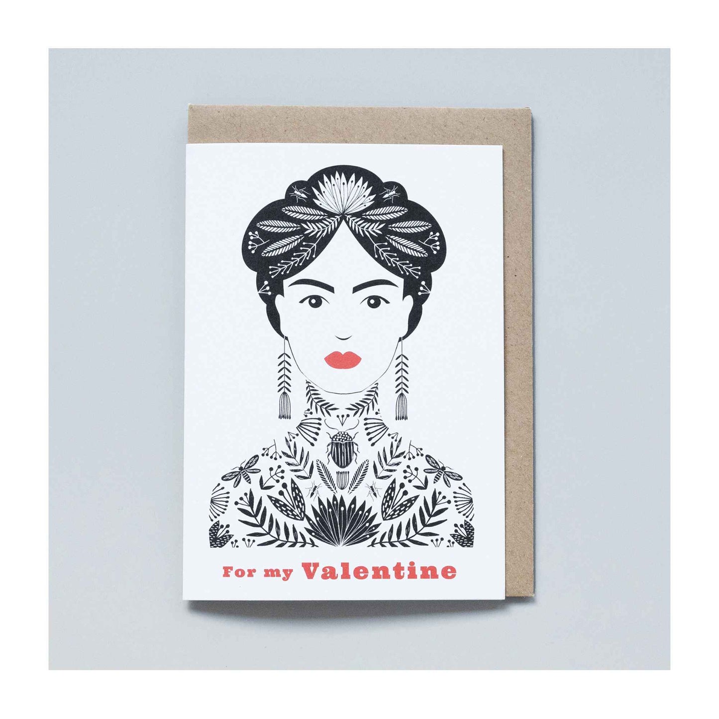 For My Valentine Tattooed Lady Card