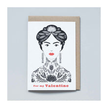  'For My Valentine' Tattooed Lady Card