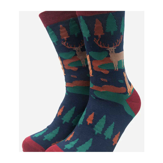 Forest Design - Men's Bamboo Socks