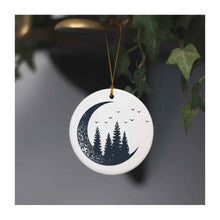  Forest Moon - Ceramic Ornament