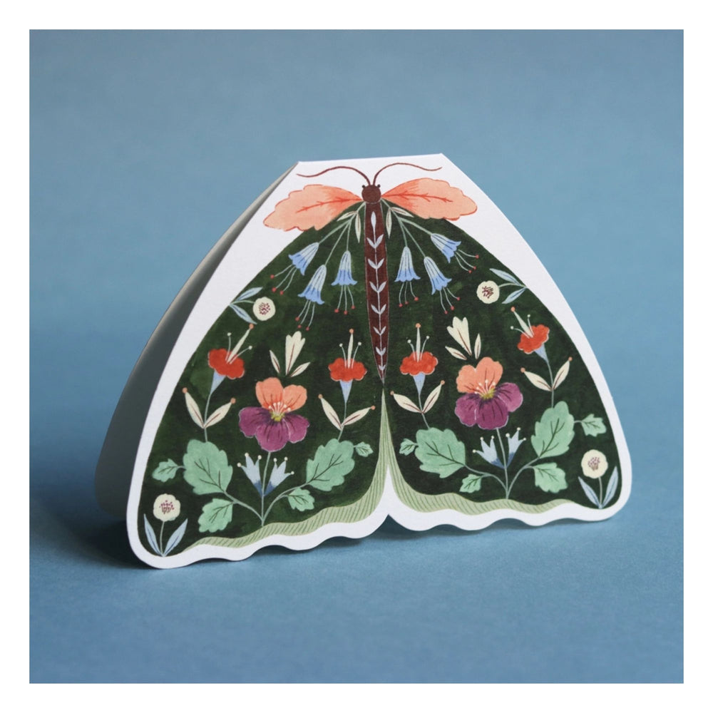Forest Green Moth Card