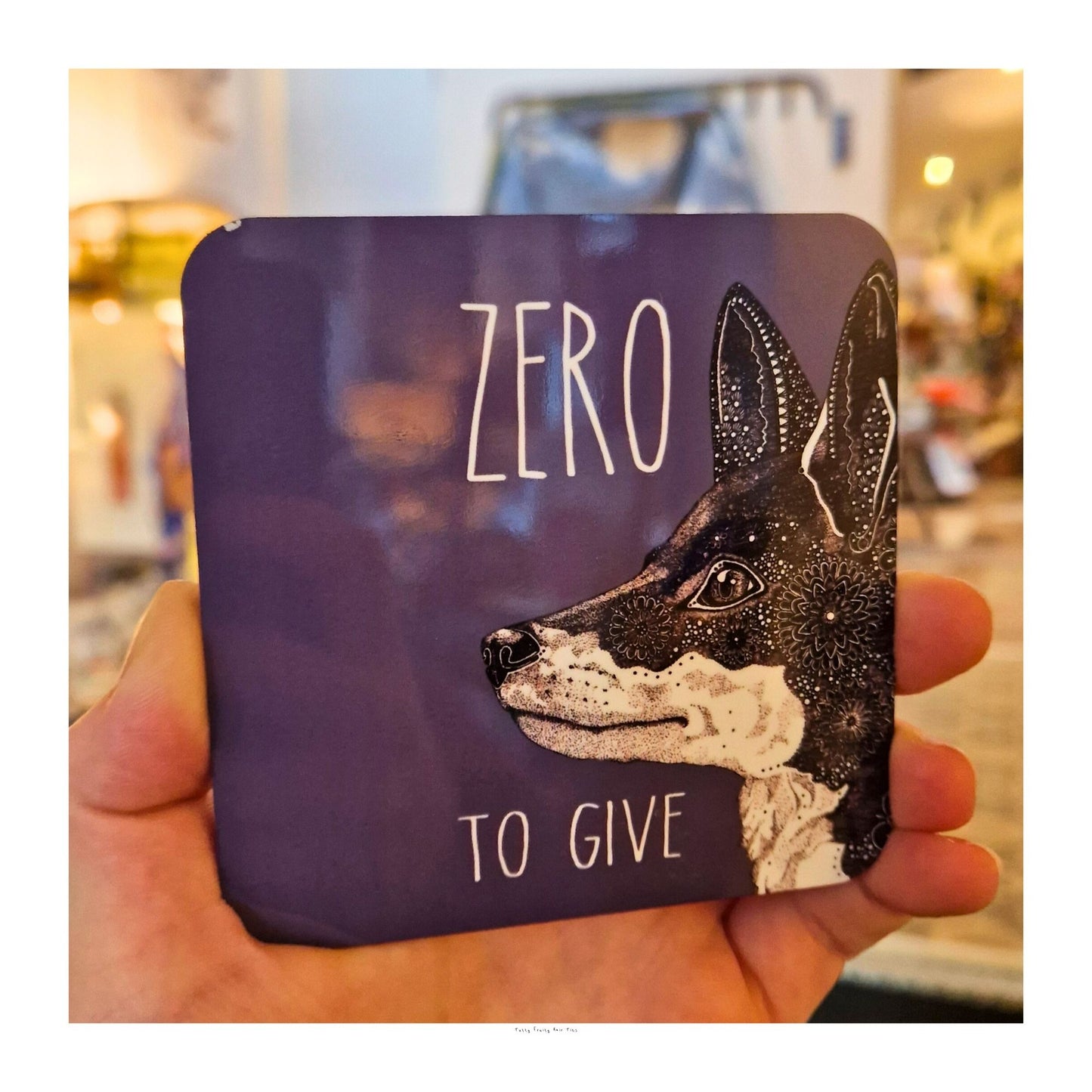 Zero Fox To Give Coaster - Damaged