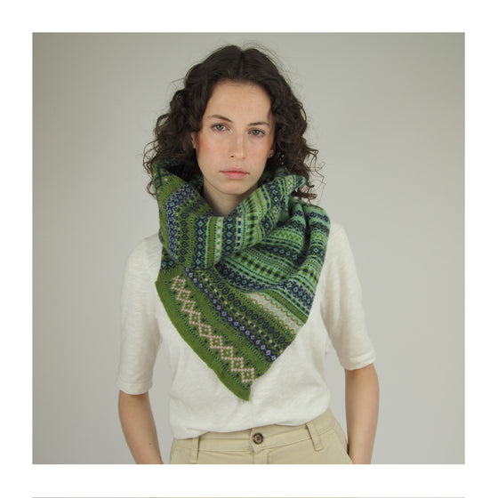 Foxcote Twisted Snood - Watercress