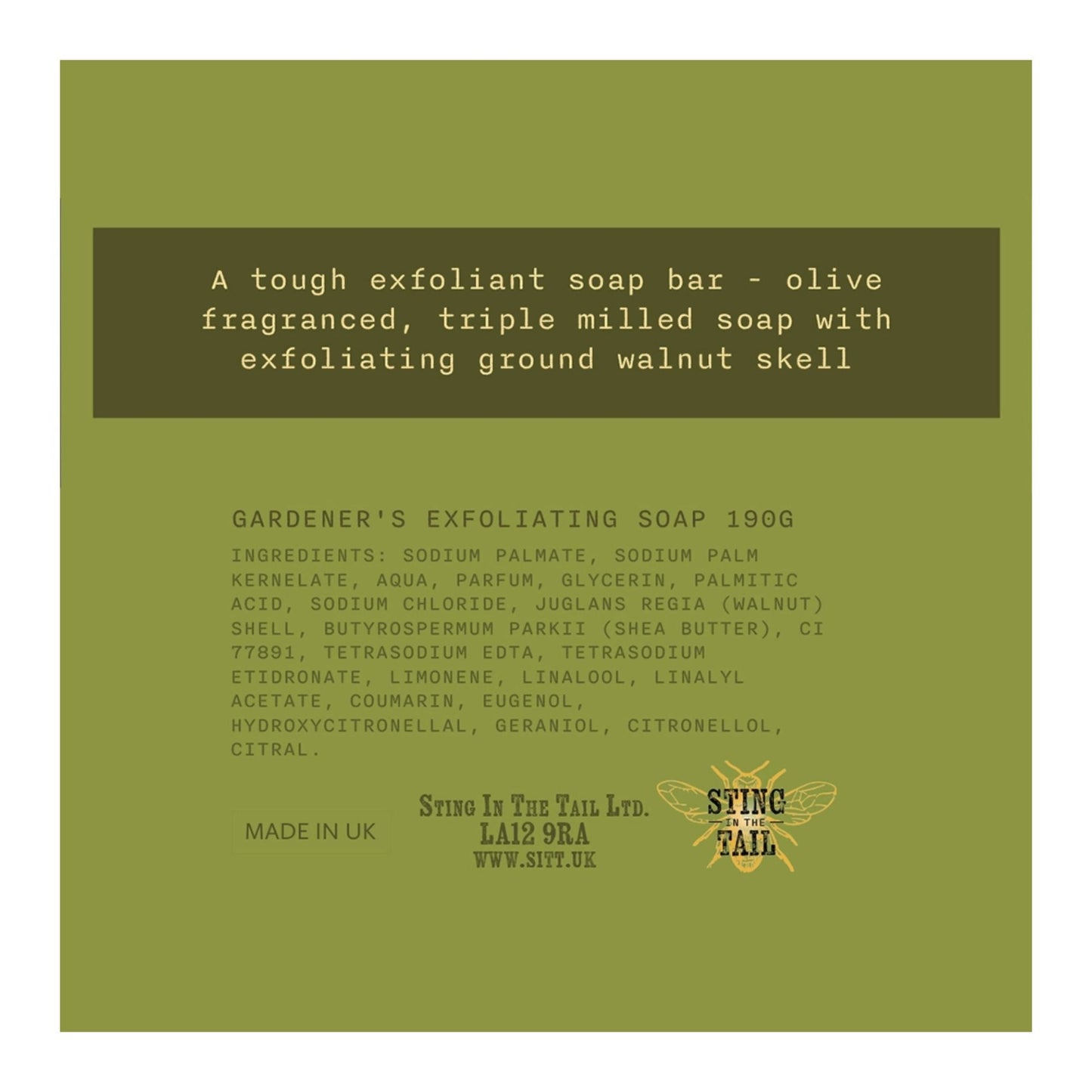 Gardener's Exfoliating Olive Soap