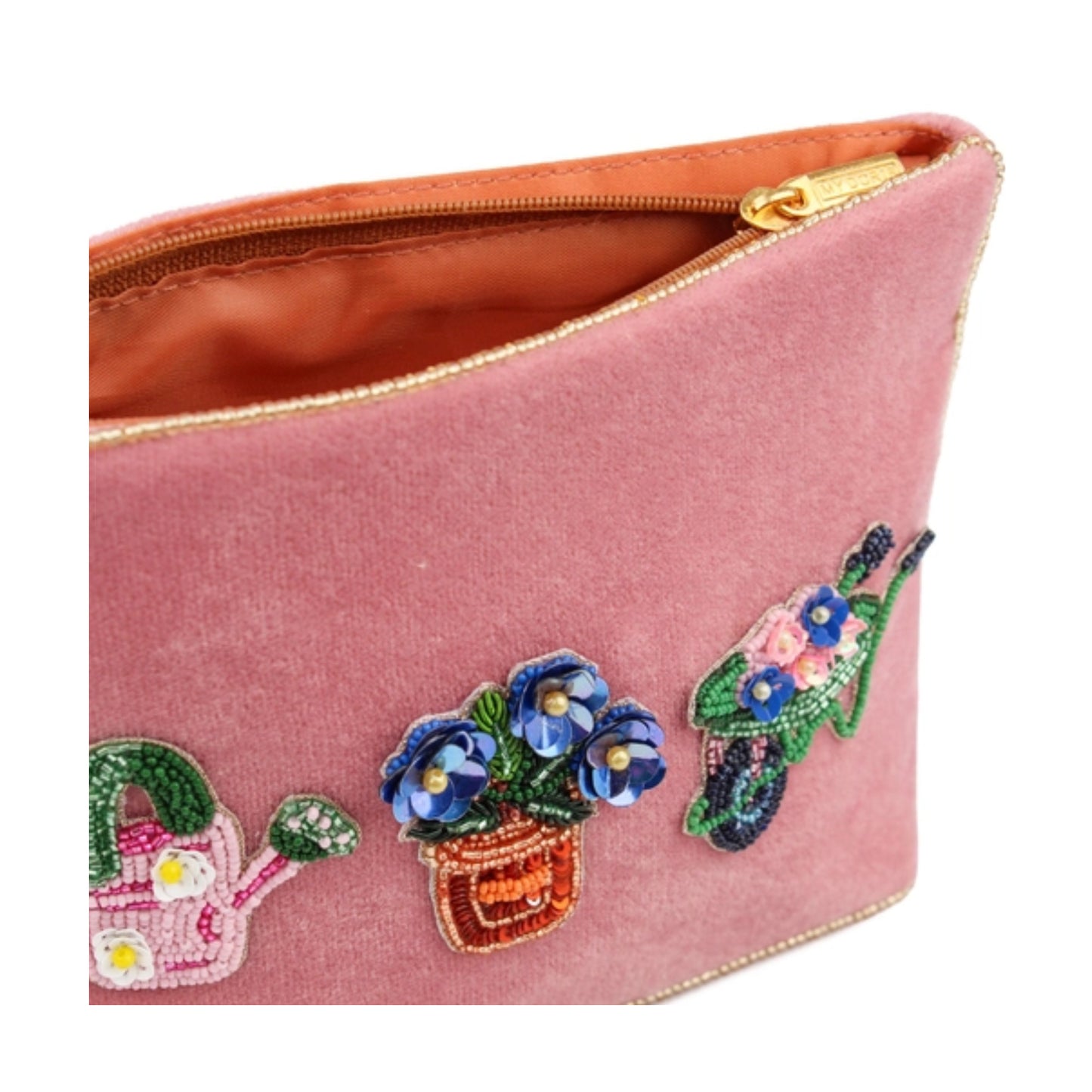 Gardening Embroidered Pouch