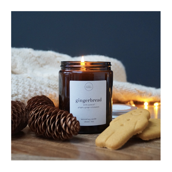 Gingerbread Soy Wax Candle