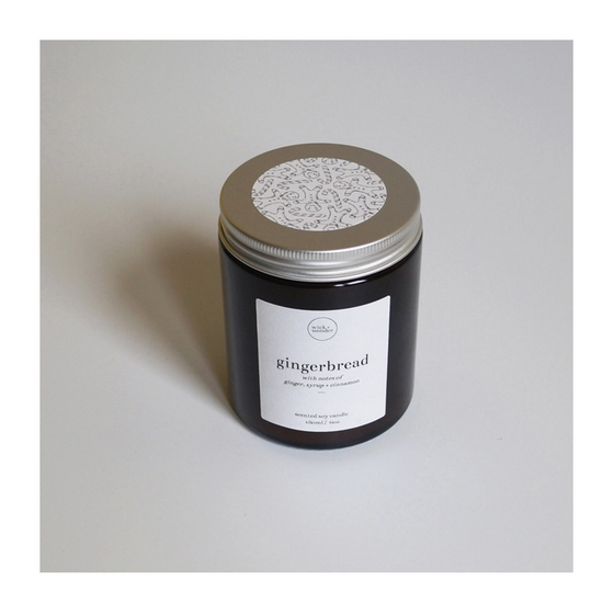 Gingerbread Soy Wax Candle