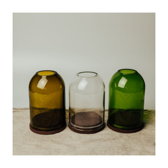 Tea light glass domes from Old Green.