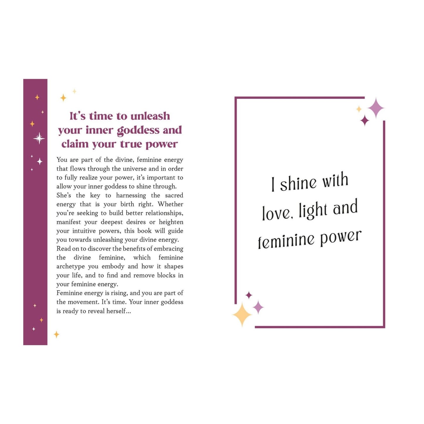 How to Awaken Your Inner Goddess Book