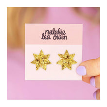  'Gold Sparkle' Star Studs