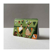  Green Tent Couple Camping Card