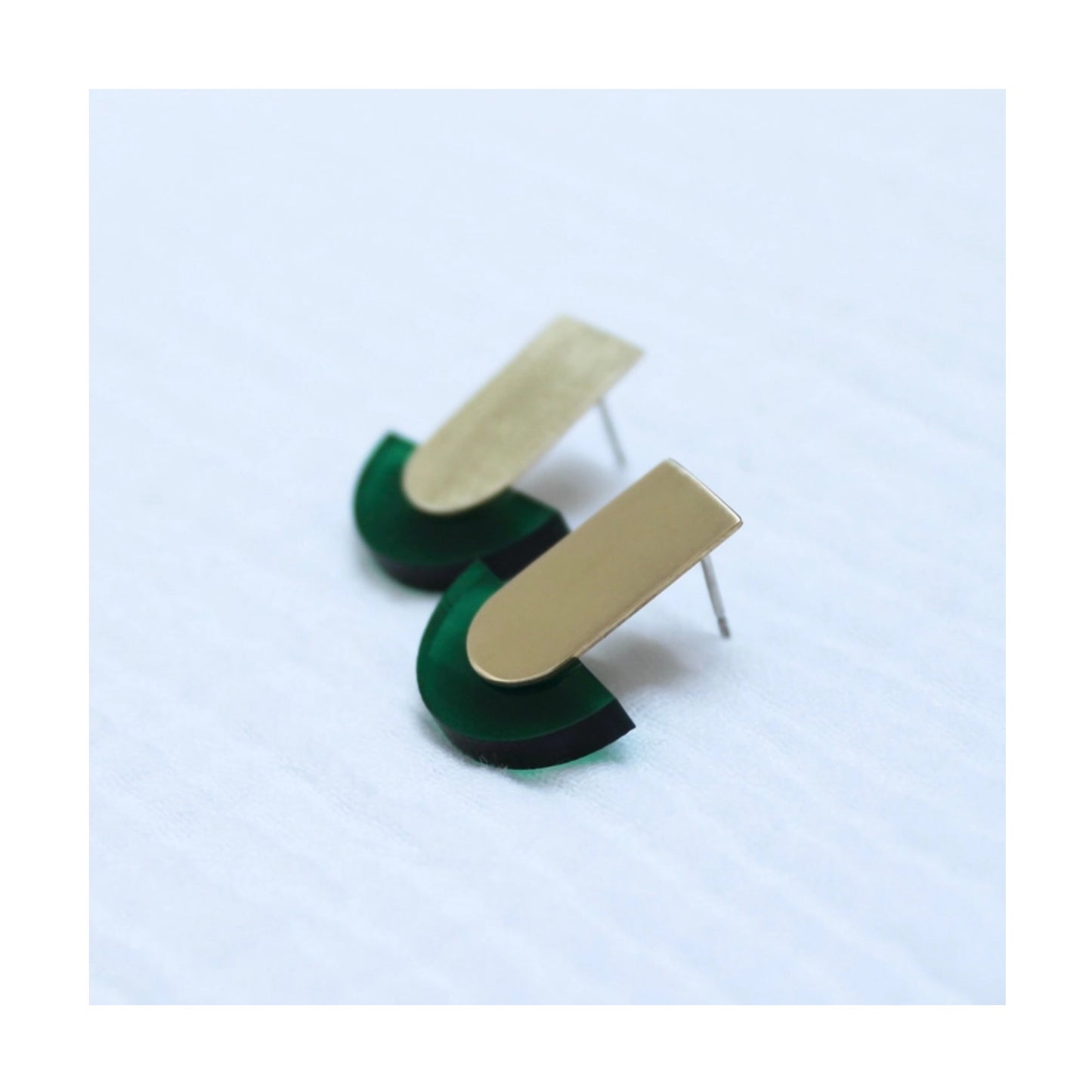 Green Deco Studs