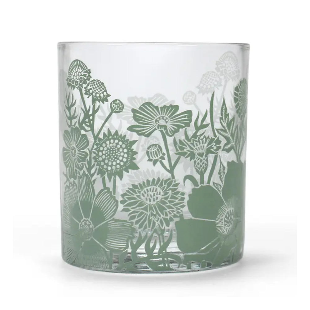 Woodland Green Glass Tumbler