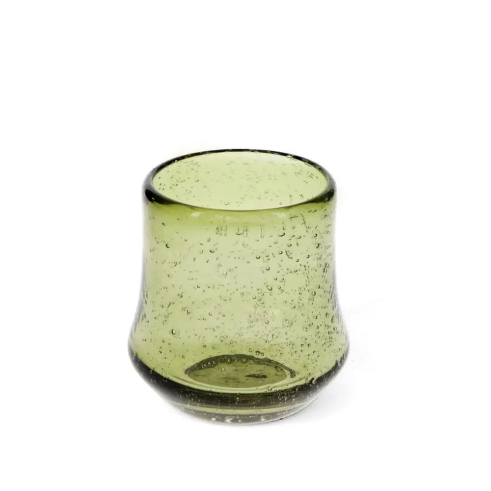 Green Glass Tumbler