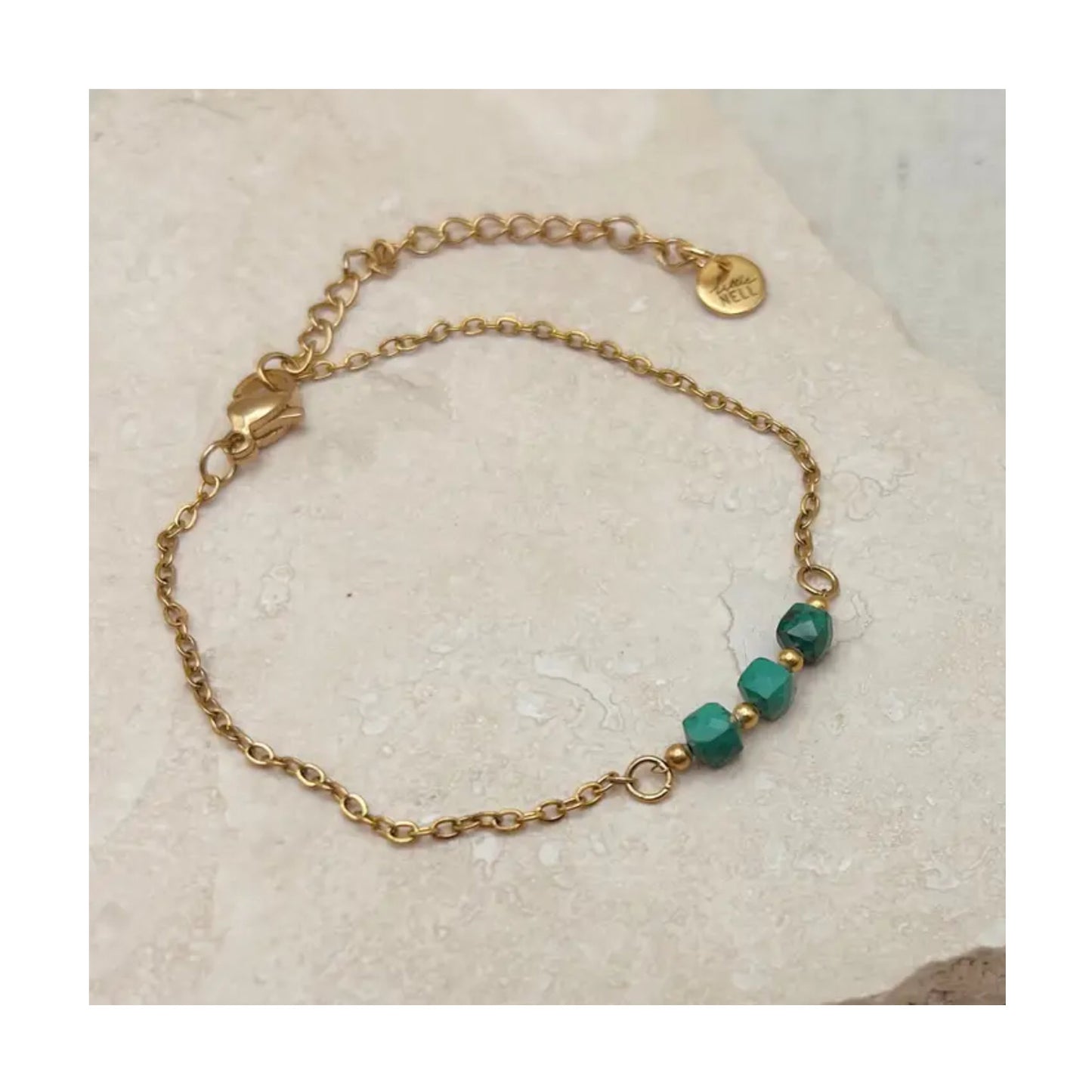 Green Bead Bracelet
