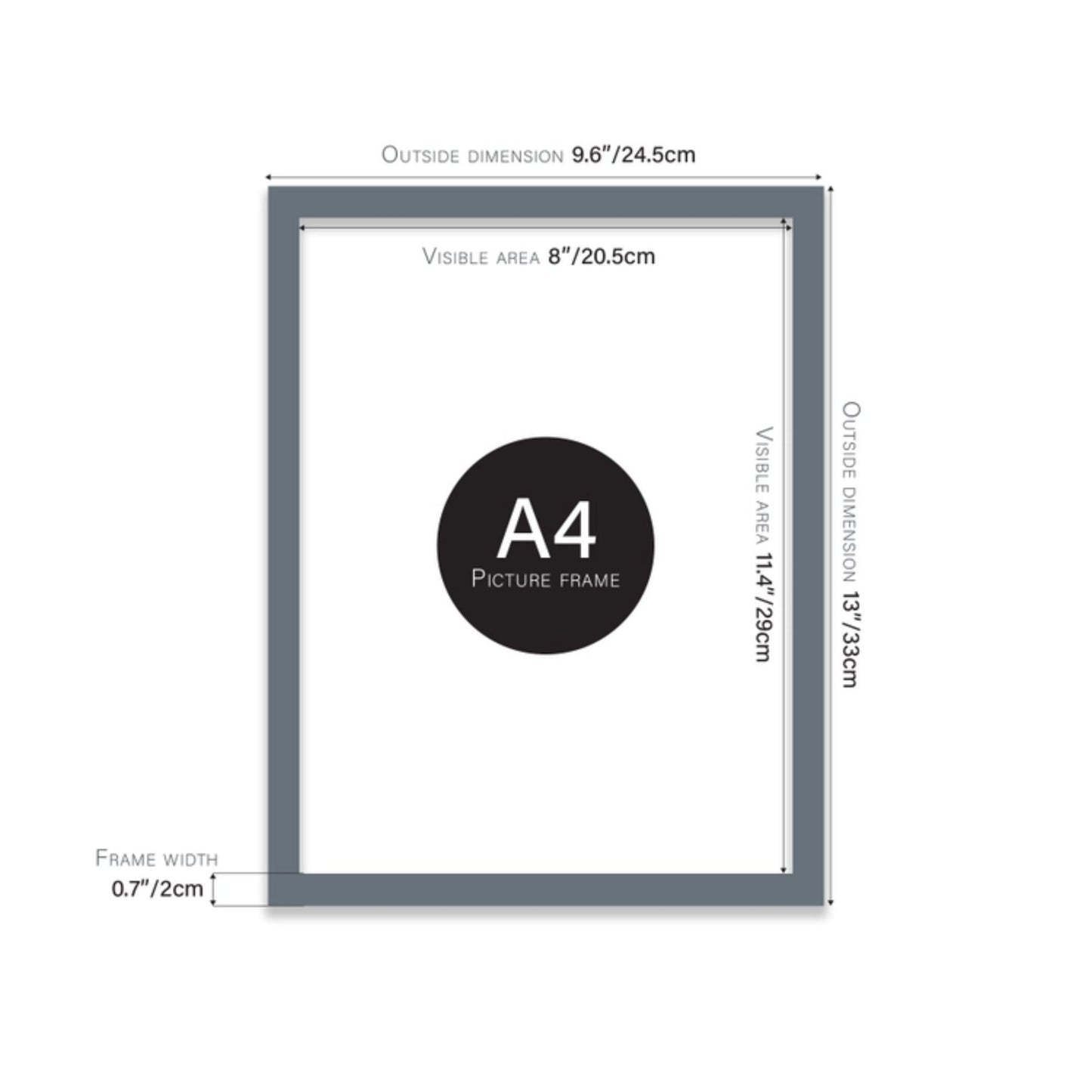 Grey Picture Frame