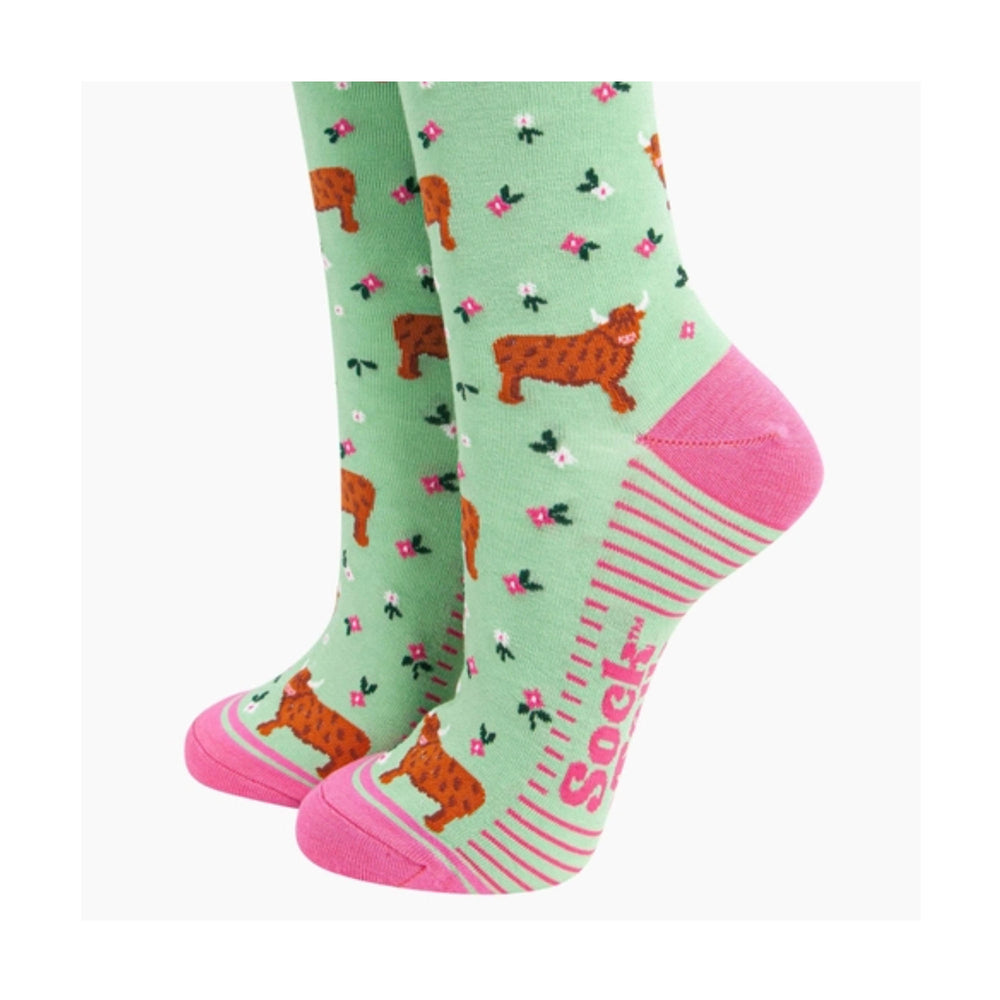 
                  
                    Highland Cow Meadow Socks
                  
                