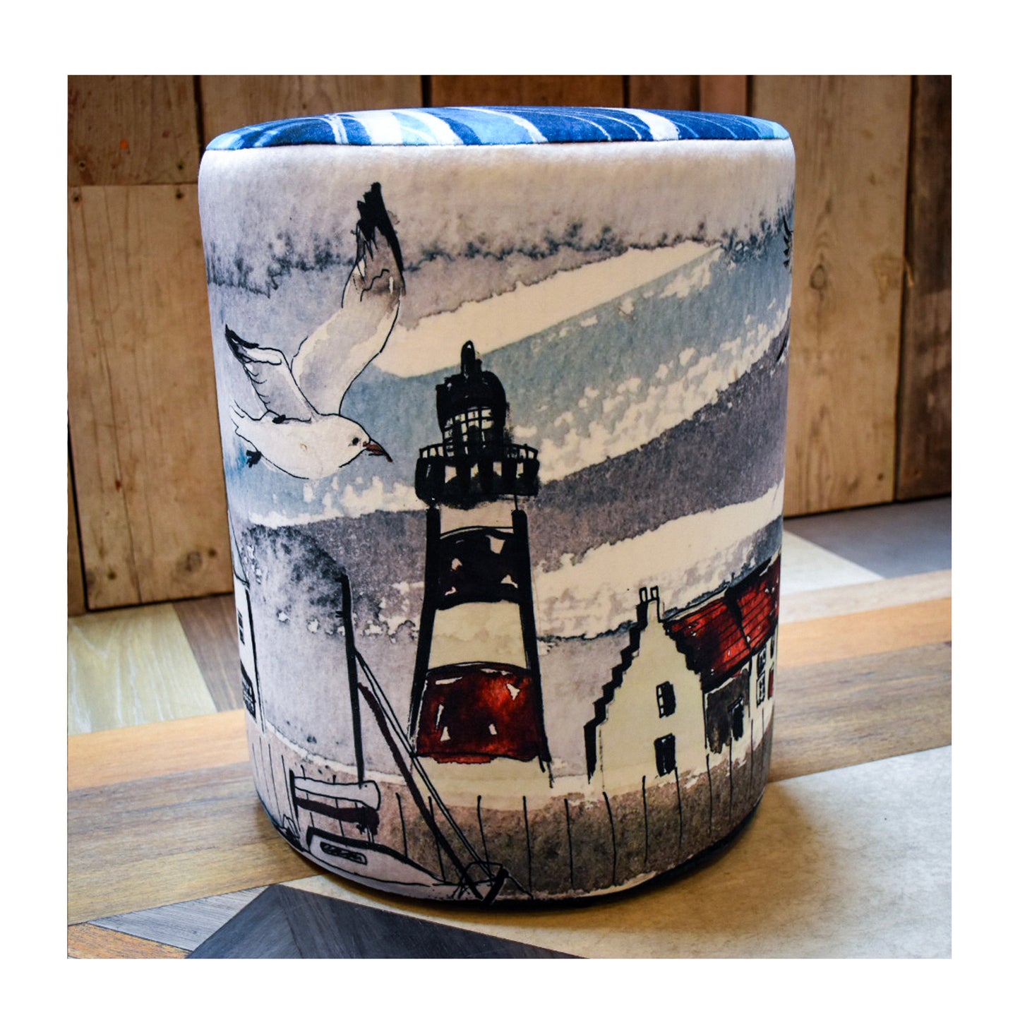 Harbour Houses Footstool